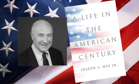 Event cover with Joseph Nye and book Event cover with Joseph Nye and book